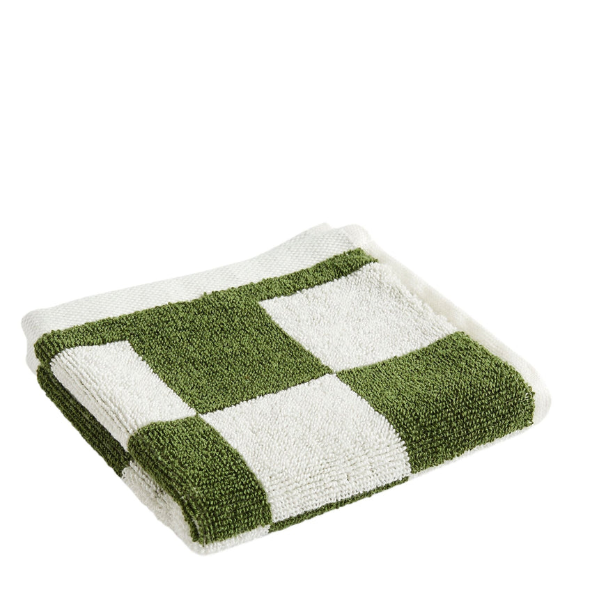 HAY Design Check Wash Cloth Matcha