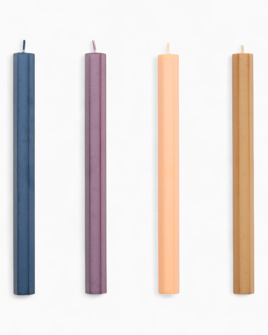 Hexagon Candle Set of 4