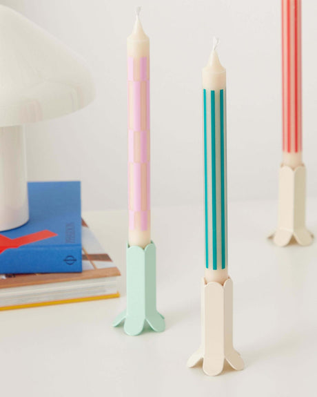 Pattern Candle Crisp Mix Set of 4