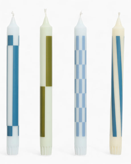 Pattern Candle Set of 4
