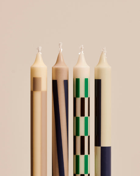 Pattern Candle Set of 4