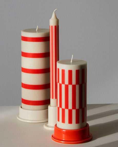Pattern Candle Set of 4