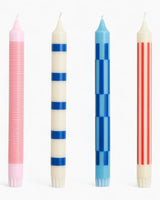 Pattern Candle Set of 4