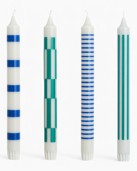 Pattern Candle Set of 4