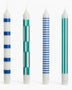 Pattern Candle Set of 4