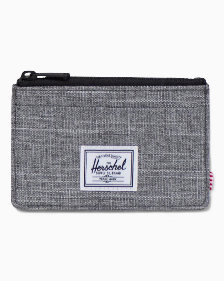 Herschel Oscar Cardholder - Kartlık Raven Crosshatch