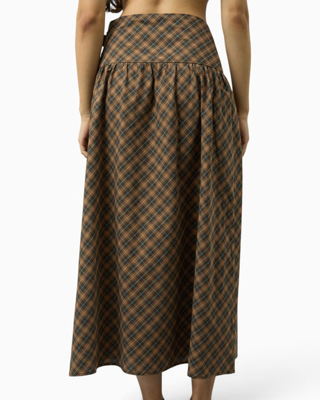 Check Buckle Women's Skirt