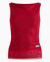 Double Layer Polka Dot Mesh Women's Top