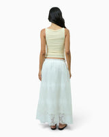 Double Layer Sleeveless Mesh Women's Top