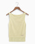 Double Layer Sleeveless Mesh Women's Top