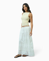 Double Layer Sleeveless Mesh Women's Top