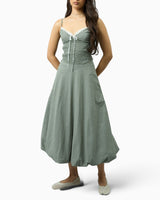 Gingham Balloon Cami Women's Dress