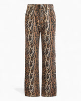 Leopard Jessie Women's Denim Trousers