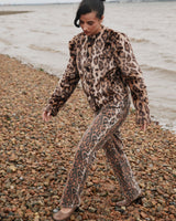 Leopard Jessie Women's Denim Trousers