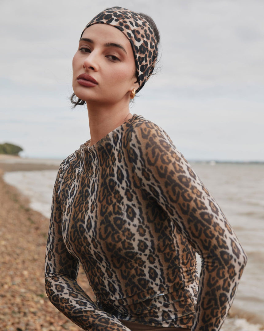 Leopard Multi Layered Women's Top
