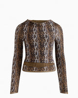 Leopard Multi Layered Women's Top