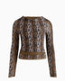 Leopard Multi Layered Women's Top