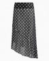 Polka Dot Mesh Printed Women's Skirt
