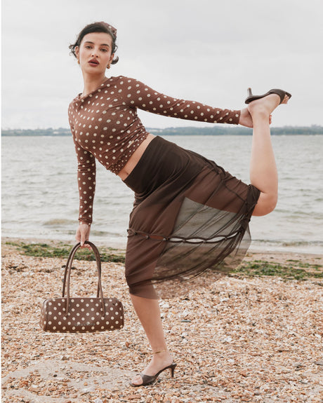 Polka Dot Women's Shoulder Bag
