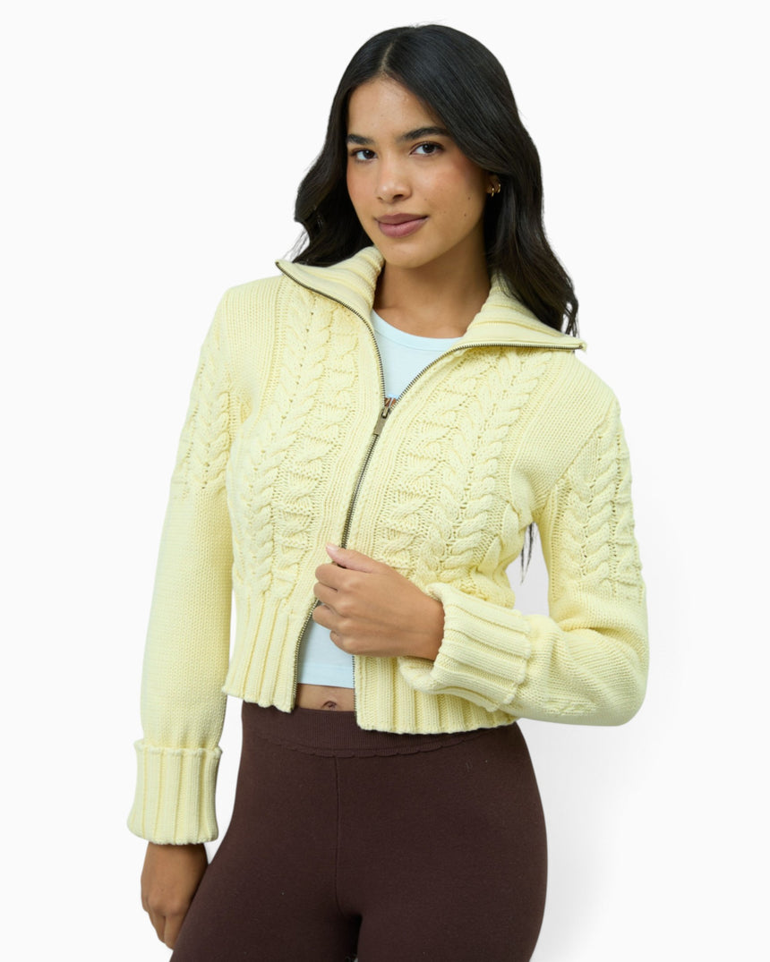 Rolled Cuff Peggy Women's Cardigan