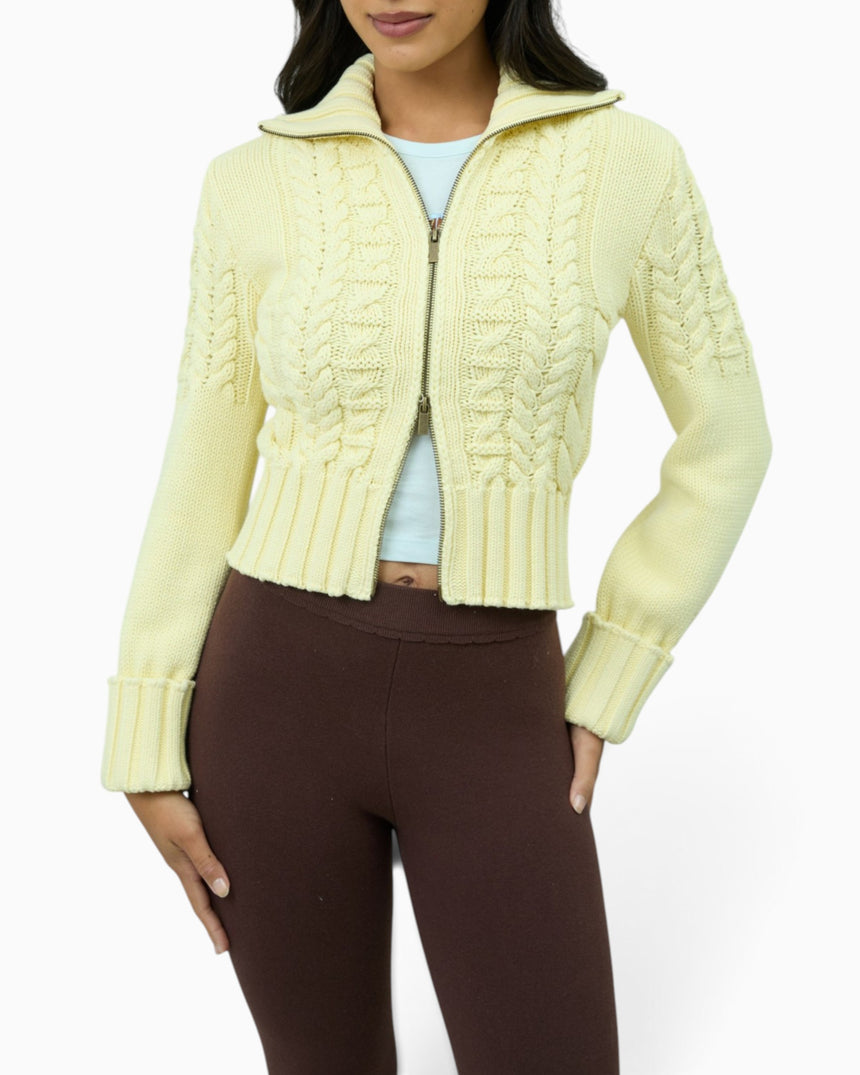 Rolled Cuff Peggy Women's Cardigan