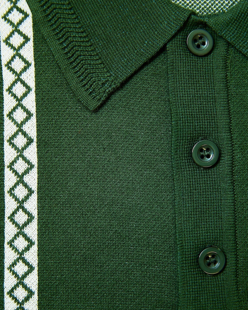 Stripe Knitted Men's Rugby Shirt