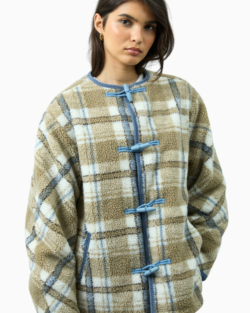 Teddy Fleece Scarf Women's Jacket