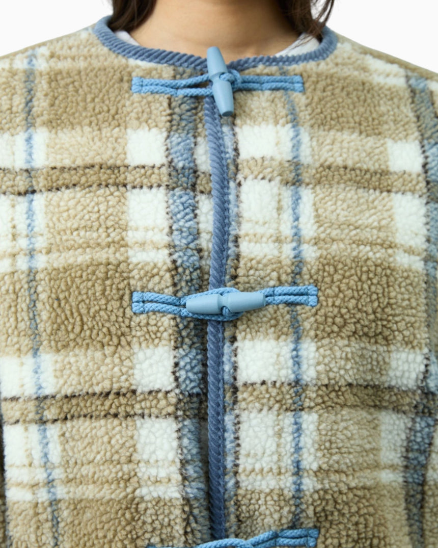 Teddy Fleece Scarf Women's Jacket