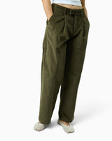 Wide Leg Pleat Men's Cords