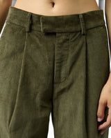 Wide Leg Pleat Men's Cords