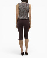 Zebra Mesh Women's Top
