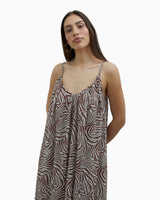 Zebra Trapeze Women's Dress