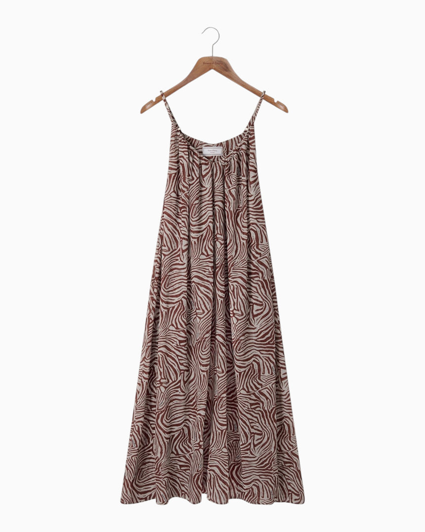 Zebra Trapeze Women's Dress