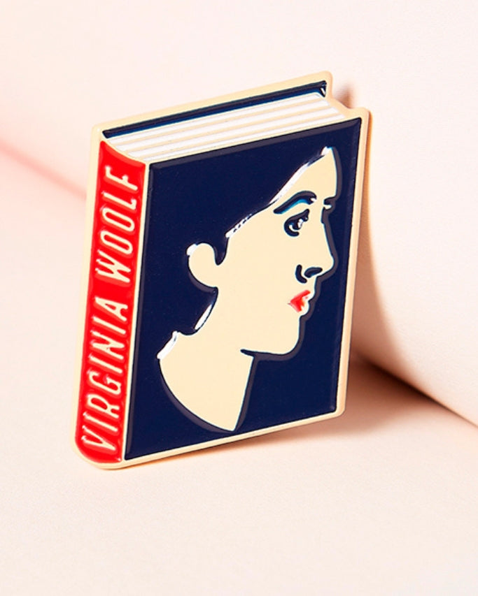 Virginia Woolf Author Pin