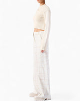 FutureKnit Beige Crop Sweater