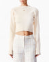 FutureKnit Beige Crop Sweater