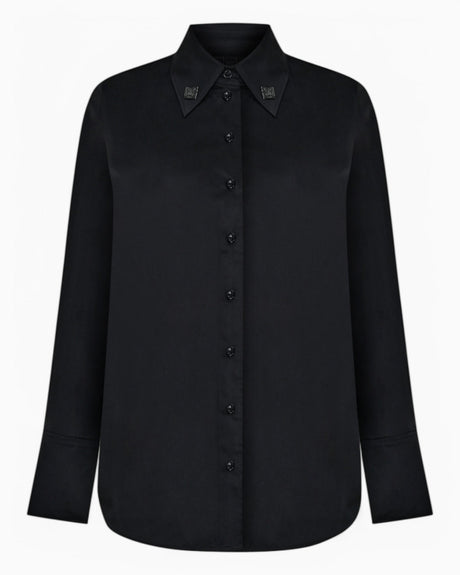 Knitology Masculine Ever Kadın Gömlek Black
