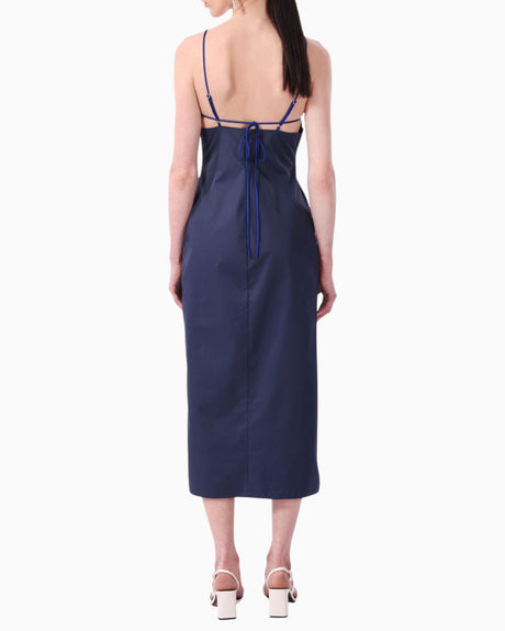 Strappy Organic Cotton Maxi Women's Dress
