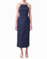 Strappy Organic Cotton Maxi Women's Dress