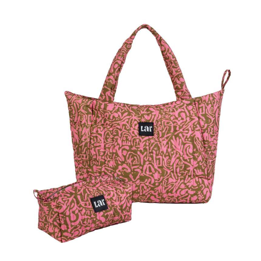 Lar Studio Anemone Puffer Tote Bag Omuz Çantası 