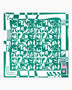 Lar Studio Grass Seeds Pareo 135 x 135 Çok Renkli