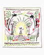 Lar Studio Jardin Paradis Scarf 65x65 Fular Çok Renkli