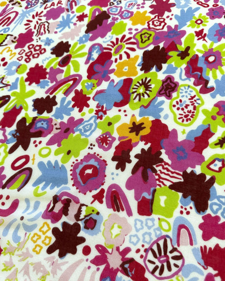 Lar Studio Les Fleurs Wool 130x130 Fular