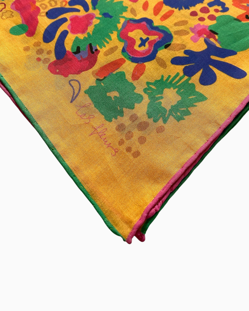 Les Fleurs 53x53 Bandana