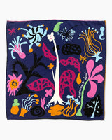 Lar Studio Morning Dew Navy Scarf 42x42 Fular Çok Renkli