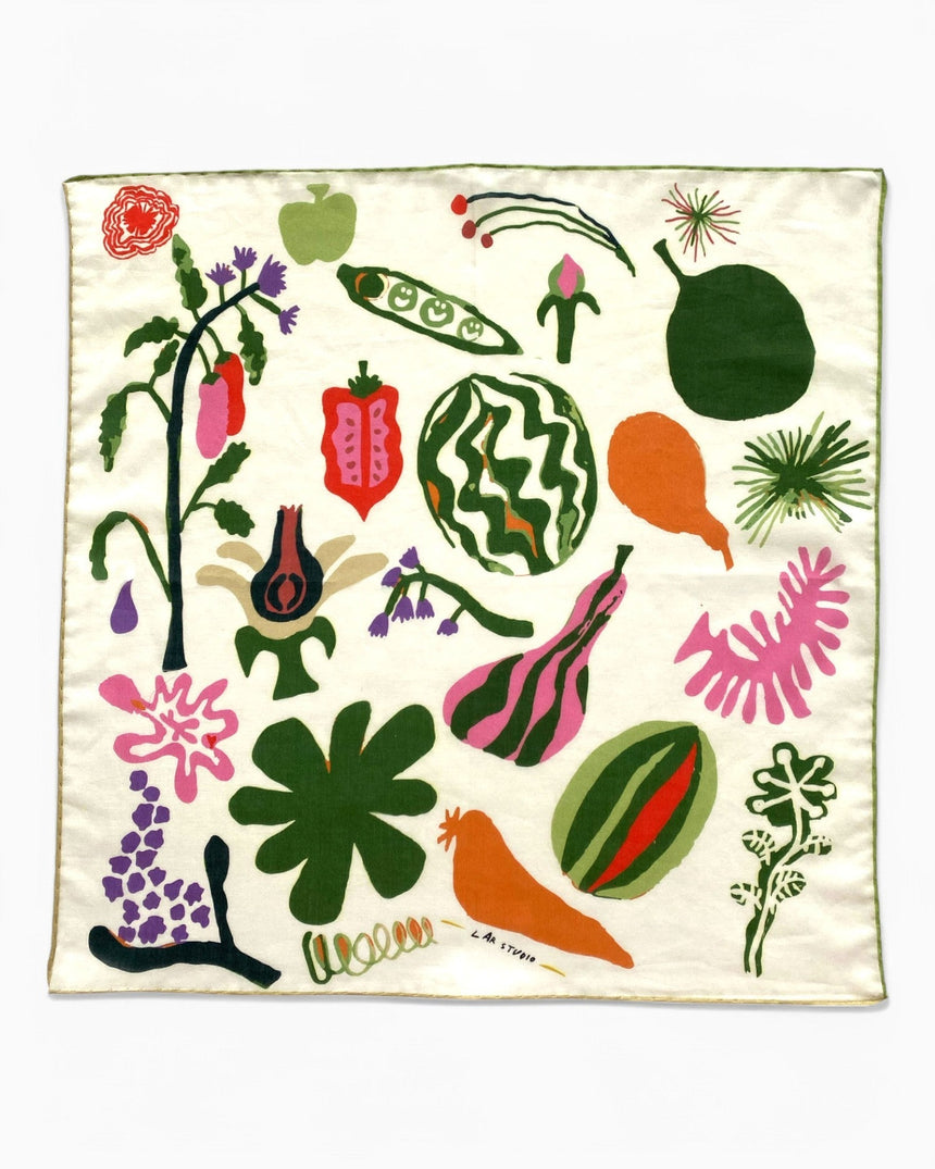 Lar Studio Peas In A Pod Bandana 53x53 Çok Renkli