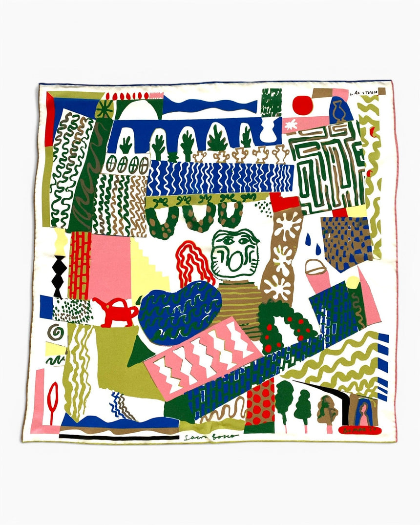 Lar Studio Sacro Bosco Scarf 65x65 Fular Çok Renkli