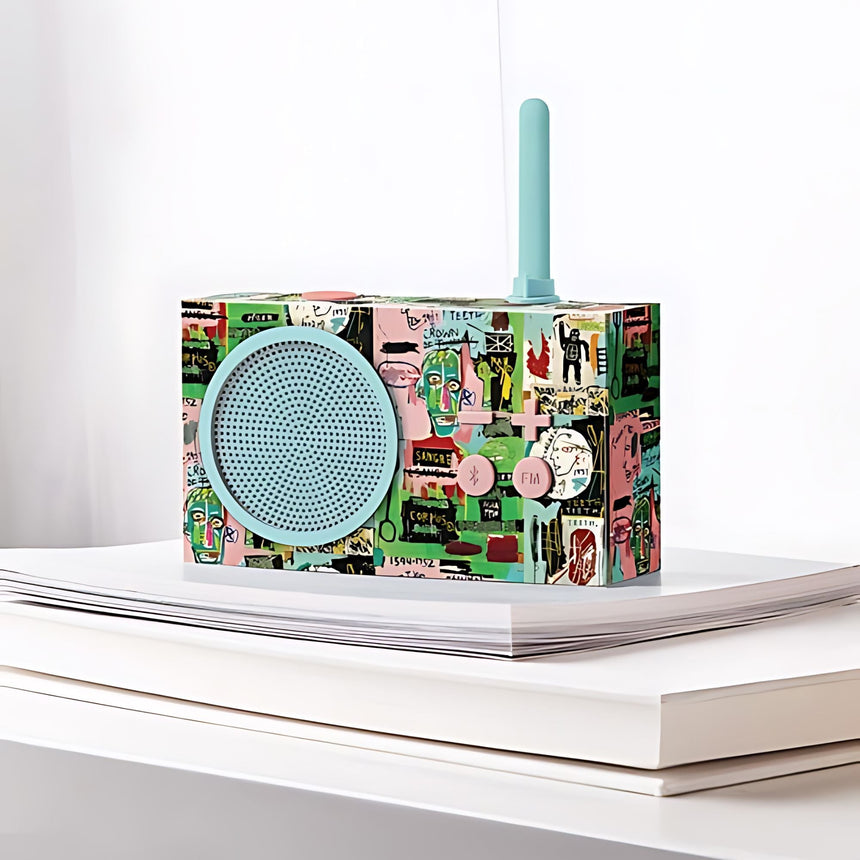 Lexon Lexon X Jean-Michel Basquiat Tykho 3 Bluetooth Hoparlör ve Radyo 