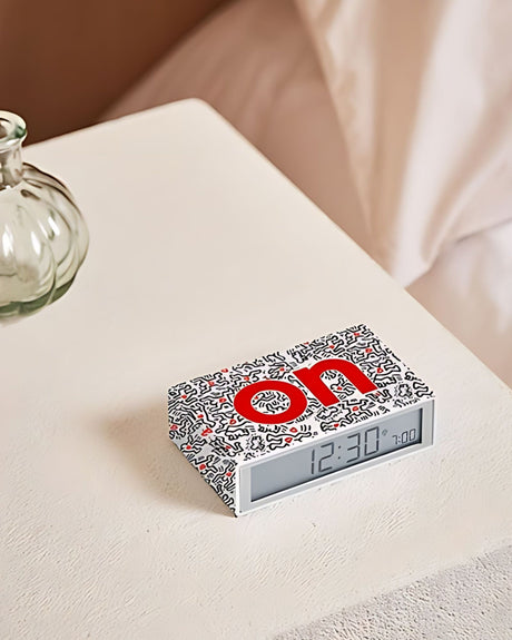 Lexon X Keith Haring Flip + Alarm Clock