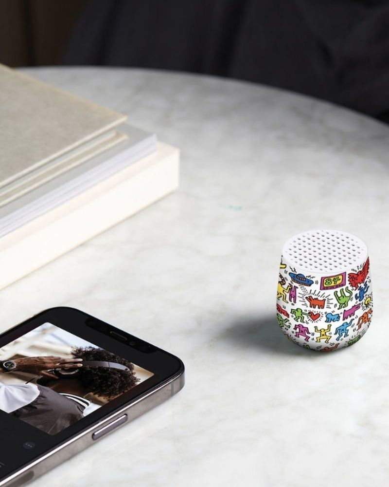 Lexon x Keith Haring Mino + Bluetooth Speaker